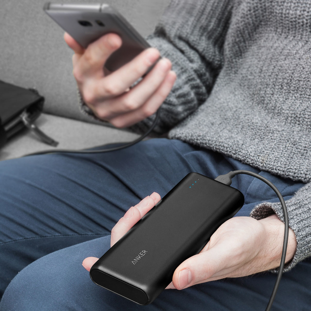 پاوربانک انکر مدل A1272 PowerCore With Quick Charge 3.0 با ظرفیت 20000 میلی آمپر ساعت