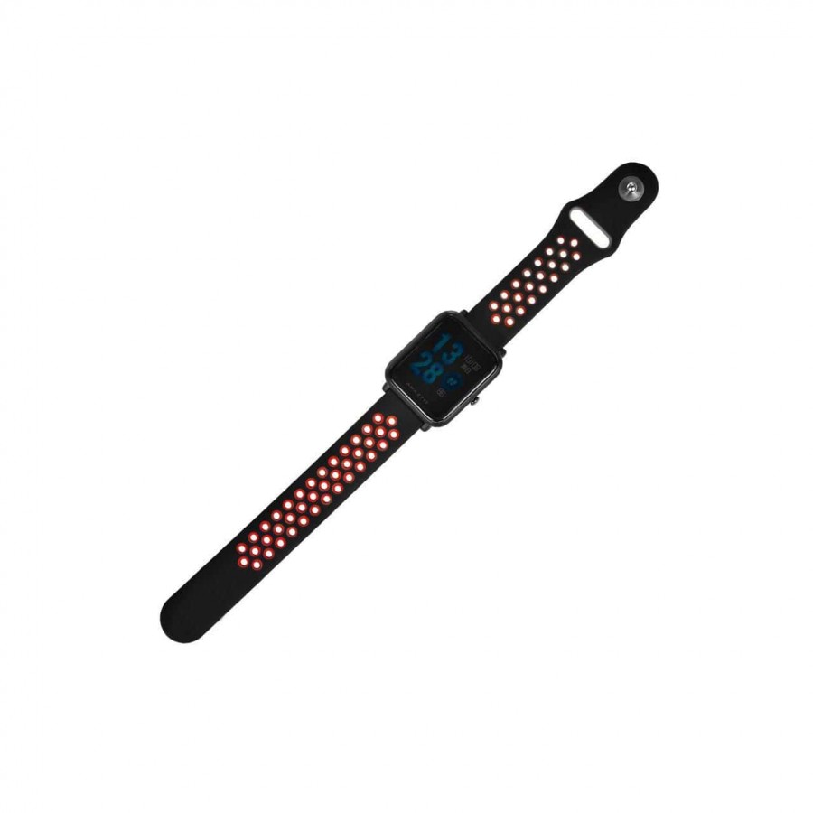 بند سیلیکونی طرح نایک مناسب برای ساعت هوشمند شیائومی مدل AmazFit Bip