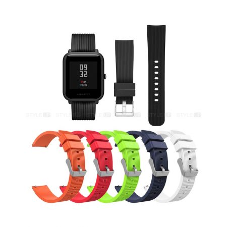 بند سیلیکونی مناسب ساعت هوشمند شیائومی مدل AmazFit Bip