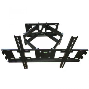 پایه دیواری تلویزیون مدل w6 دو بازو متحرک سایز 55 تا 85 اینچ