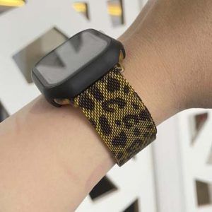 بند فلزی میلانس لوپ پلنگی مناسب Apple Watch 1-8 Series سایز 38/40/41