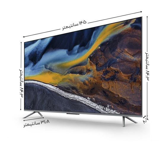 تلویزیون هوشمند شیائومی مدل  Xiaomi Mi QLED TV Q2 65 L65M7 گلوبال