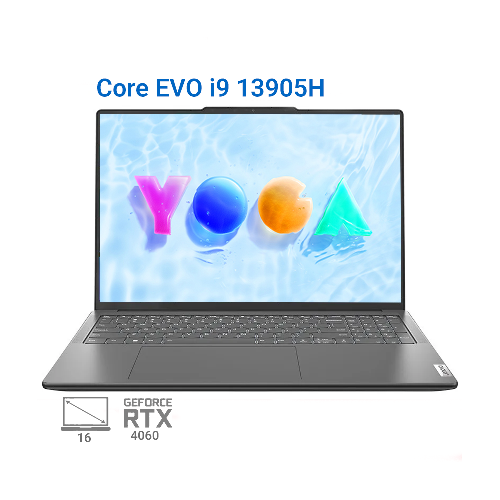 لپ تاپ لنوو یوگا مدل Lenovo YOGA Pro 16s EVO i9 13905H RTX4060 100W 32G 1T 3K 120Hz Touch Screen 2023