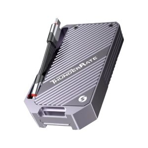 باکس هارد SSD تمام آلومینیومی مدل JEYI ASM2464 Hidden Line Aluminum SSD Box M.2 NVMe 2280 40 Gbps