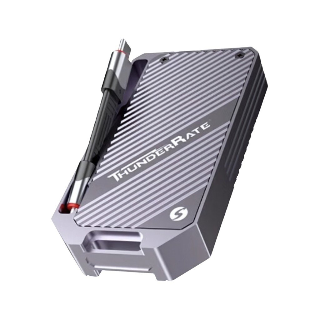 باکس هارد SSD تمام آلومینیومی مدل JEYI ASM2464 Hidden Line Aluminum SSD Box M.2 NVMe 2280 40 Gbps