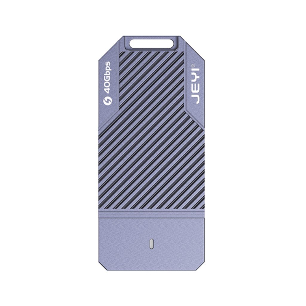 باکس هارد SSD تمام آلومینیومی مدل JEYI ASM2464 Hidden Line Aluminum SSD Box M.2 NVMe 2280 40 Gbps