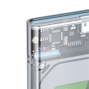 باکس هارد SSD/HDD شفاف مدل JEYI XRAY-9201 SATA III SSD/HDD Box NVMe 6 Gbps
